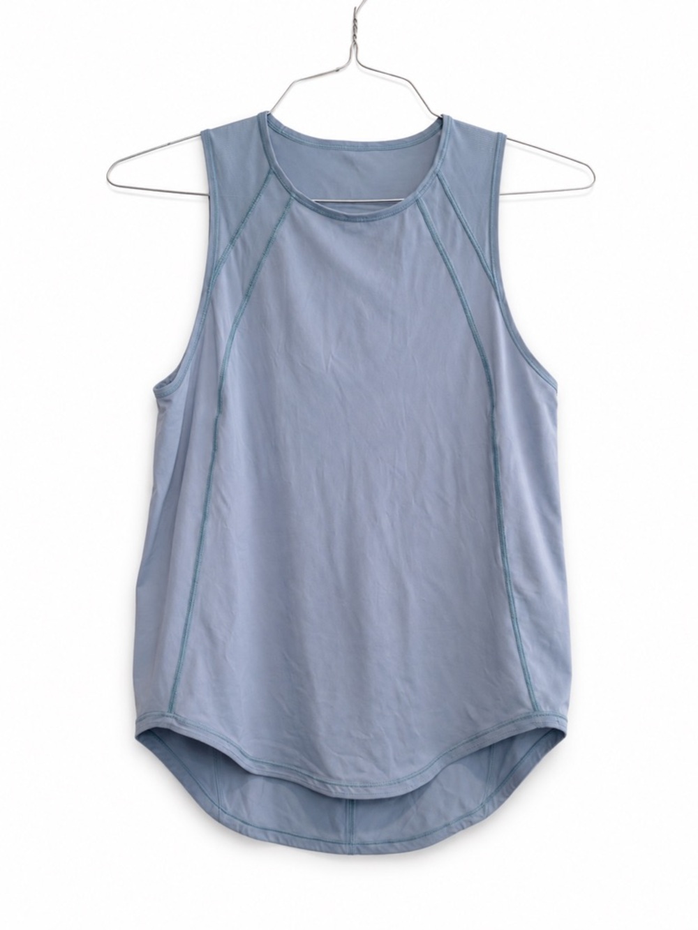 Lululemon Light Blue Mesh Back Athletic Racerback Tank Top